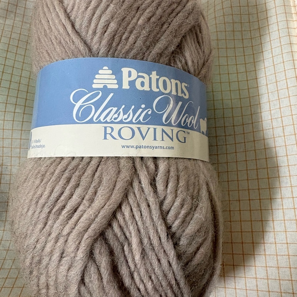 Patons Classic Wool Roving Yarn - Taupe